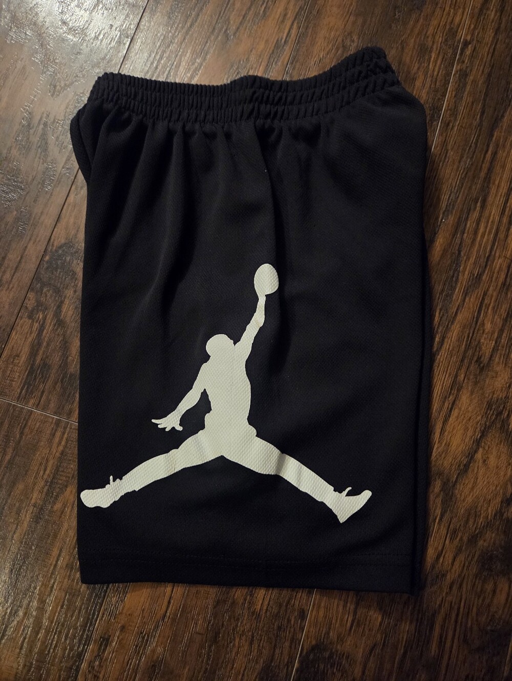 Nike Air Jordan Mesh Shorts Jumpman Wrap Basketball Shorts Black